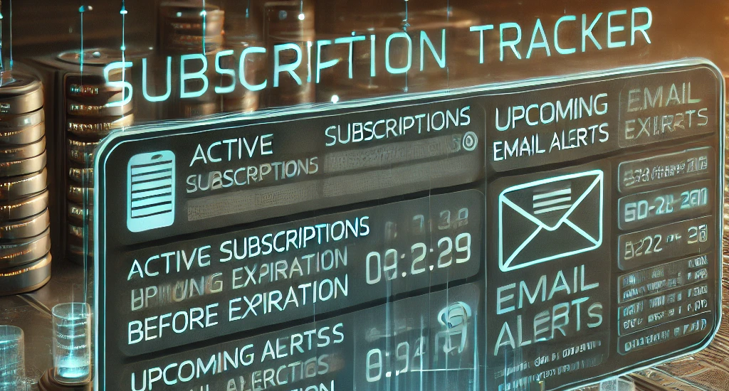 Subscription Tracker API